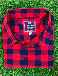 Men Combo Cotton Blend Checked Regular Fit Casual Shirt-thumb3