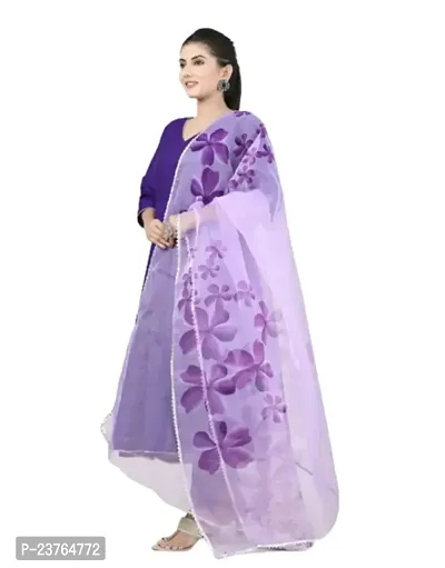 SWIBONA Women Anarkali Kurti Dupatta Set-thumb0