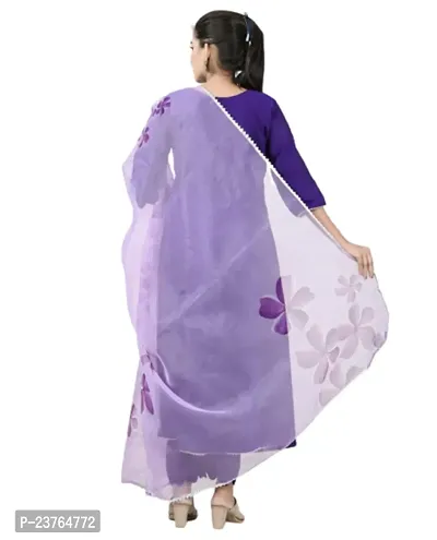 SWIBONA Women Anarkali Kurti Dupatta Set-thumb5