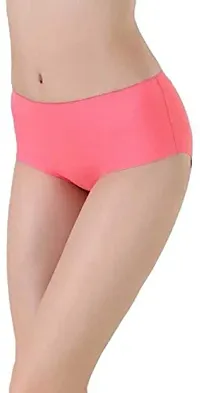 Womens Seamless Ice Silk Panties Underwear pack of ( 3 ) multicolor-thumb1