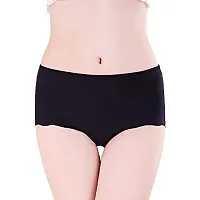 Womens Seamless Ice Silk Panties Underwear pack of ( 3 ) multicolor-thumb1