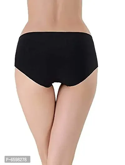 Womens Seamless Ice Silk Panties Underwear pack of ( 3 ) multicolor-thumb3