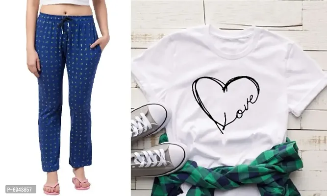 Trendy and Fashionable Jogger and Tshirt Combo