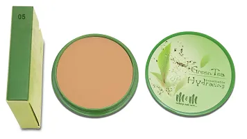Makeup  More Compact Powder, With Green Tea Extract, Natural Beige, Soothing And Moisturizing, Soft  Smooth Finish, Comes in 6 shades, 14g-thumb2
