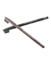 black and brown eyebrow Definer pencil with brush pack of 2-thumb1