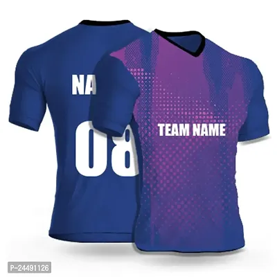 Daily Orders Cricket Sports Jersey for Men with Team Name, Name and Number Printed | Cricket t Shirts for Men Printed with Name | Cricket Jersey with My Name DOdr1009-C90191-C-WH-thumb0