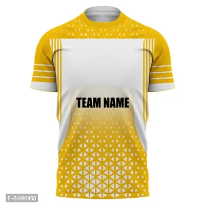 Daily Orders Cricket Sports Jersey for Men with Team Name, Name and Number Printed | Cricket t Shirts for Men Printed with Name | Cricket Jersey with My Name DOdr1009-C90149-C-WH-thumb2