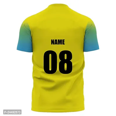 Daily Orders Cricket Sports jersey for men with team name, name and number printed | Cricket t shirts for men printed with name | Cricket jersey with my name Large SizeDOdr1008-C90106-C-WH-L-thumb3