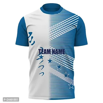 Daily Orders Cricket Sports jersey for men with team name, name and number printed | Cricket t shirts for men printed with name | Cricket jersey with my name XX-Large SizeDOdr1008-C90134-C-WH-2XL-thumb2