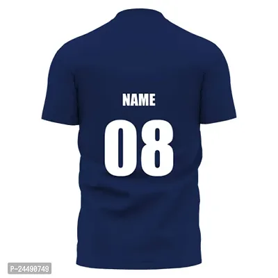 Daily Orders Cricket Sports Jersey for Men with Team Name, Name and Number Printed | Cricket t Shirts for Men Printed with Name | Cricket Jersey with My Name DOdr1009-C90109-C-WH-thumb3