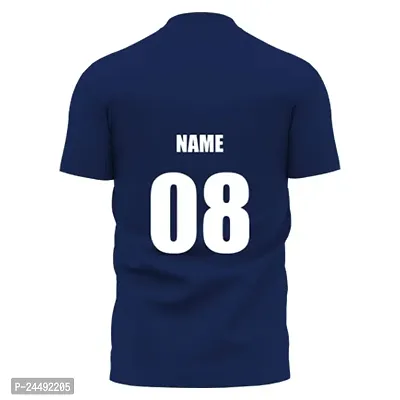 Daily Orders Cricket Sports jersey for men with team name, name and number printed | Cricket t shirts for men printed with name | Cricket jersey with my name X-Large SizeDOdr1008-C90109-C-WH-XL-thumb3