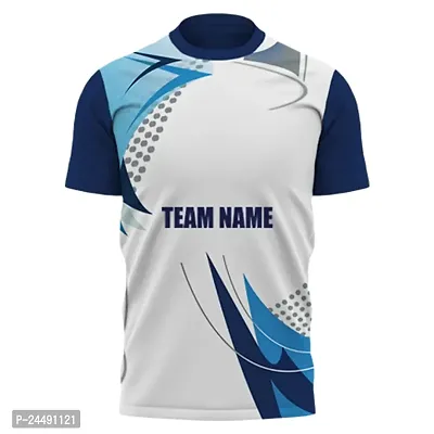 Daily Orders Cricket Sports Jersey for Men with Team Name, Name and Number Printed | Cricket t Shirts for Men Printed with Name | Cricket Jersey with My Name DOdr1008-C90125-C-WH-thumb2