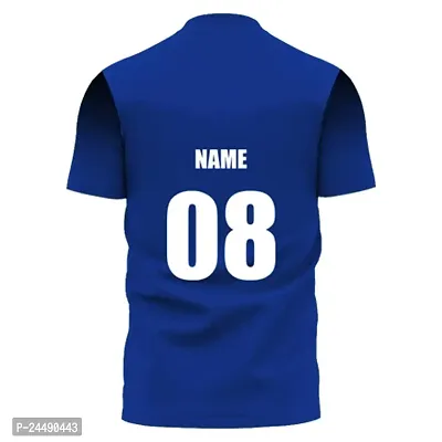 Daily Orders Cricket Sports jersey for men with team name, name and number printed | Cricket t shirts for men printed with name | Cricket jersey with my name XX-Large SizeDOdr1008-C90121-C-WH-2XL-thumb3