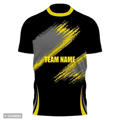 Daily Orders Cricket Sports Jersey for Men with Team Name, Name and Number Printed | Cricket t Shirts for Men Printed with Name | Cricket Jersey with My Name DOdr1009-C90116-C-WH-thumb2