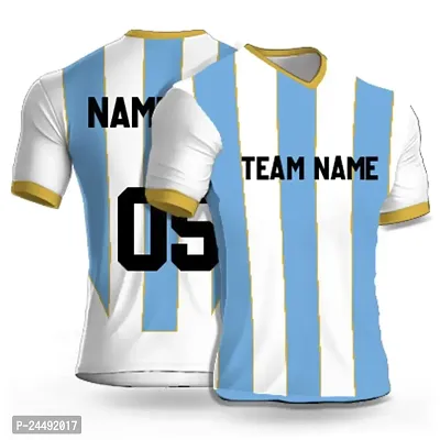 Daily Orders Soccer t-Shirts for Men Football Jersey with My Name Printed Football Jersey for Men Under 400 Soccer Jersey Customized Personalized Football Jersey with Name DOdr1008-C901163-C-WH-thumb0