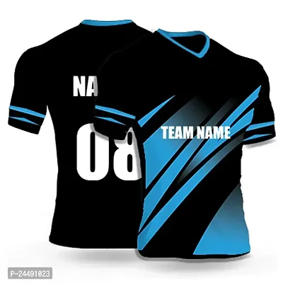 Daily Orders Cricket Sports Jersey for Men with Team Name, Name and Number Printed | Cricket t Shirts for Men Printed with Name | Cricket Jersey with My Name DOdr1008-C90103-C-WH-thumb0