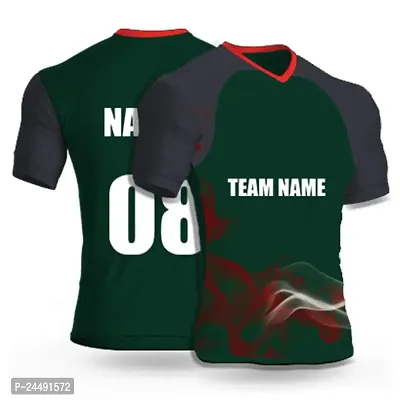 Daily Orders Cricket Sports Jersey for Men with Team Name, Name and Number Printed | Cricket t Shirts for Men Printed with Name | Cricket Jersey with My Name DOdr1009-C90177-C-WH