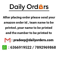 Daily Orders Cricket Sports jersey for men with team name, name and number printed | Cricket t shirts for men printed with name | Cricket jersey with my name Large SizeDOdr1008-C90136-C-WH-L-thumb3