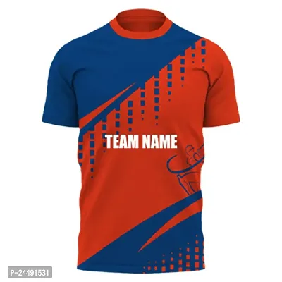 Daily Orders Cricket Sports Jersey for Men with Team Name, Name and Number Printed | Cricket t Shirts for Men Printed with Name | Cricket Jersey with My Name DOdr1009-C90110-C-WH-thumb2