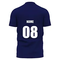 Daily Orders Cricket Sports jersey for men with team name, name and number printed | Cricket t shirts for men printed with name | Cricket jersey with my name XXX-Large SizeDOdr1008-C90105-C-WH-3XL-thumb2