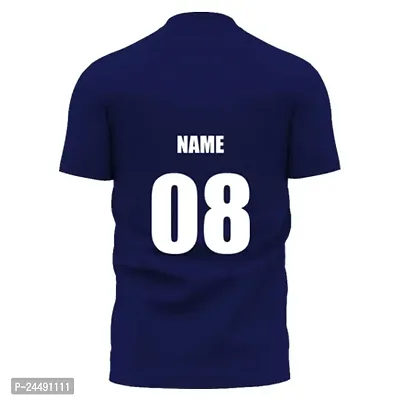 Daily Orders Cricket Sports jersey for men with team name, name and number printed | Cricket t shirts for men printed with name | Cricket jersey with my name XXX-Large SizeDOdr1008-C90105-C-WH-3XL-thumb3