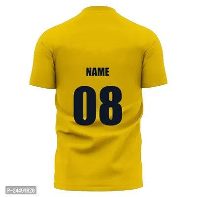 Daily Orders Cricket Sports Jersey for Men with Team Name, Name and Number Printed | Cricket t Shirts for Men Printed with Name | Cricket Jersey with My Name DOdr1009-C901100-C-WH-thumb3