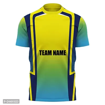 Daily Orders Cricket Sports Jersey for Men with Team Name, Name and Number Printed | Cricket t Shirts for Men Printed with Name | Cricket Jersey with My Name DOdr1009-C90106-C-WH-thumb2