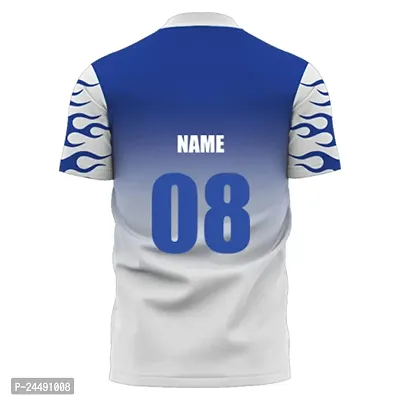 Daily Orders Cricket Sports Jersey for Men with Team Name, Name and Number Printed | Cricket t Shirts for Men Printed with Name | Cricket Jersey with My Name DOdr1009-C90123-C-WH-thumb3