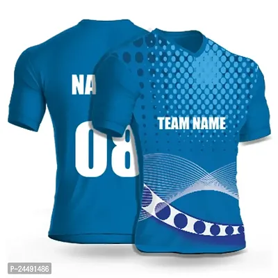 Daily Orders Cricket Sports Jersey for Men with Team Name, Name and Number Printed | Cricket t Shirts for Men Printed with Name | Cricket Jersey with My Name DOdr1009-C90194-C-WH-thumb0