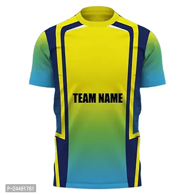 Daily Orders Cricket Sports jersey for men with team name, name and number printed | Cricket t shirts for men printed with name | Cricket jersey with my name X-Large SizeDOdr1008-C90106-C-WH-XL-thumb2