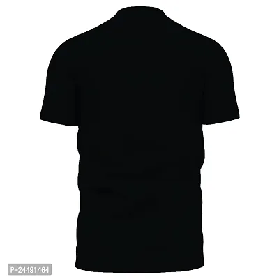 Daily Orders 100% Cotton Men t Shirt | Round Neck t Shirts for Men Stylish | Round Neck Shirts for Men Black(DO-Plain-Cotton-RN-Black)-thumb3