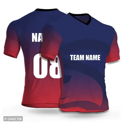 Daily Orders Cricket Sports Jersey for Men with Team Name, Name and Number Printed | Cricket t Shirts for Men Printed with Name | Cricket Jersey with My Name DOdr1009-C90183-C-WH