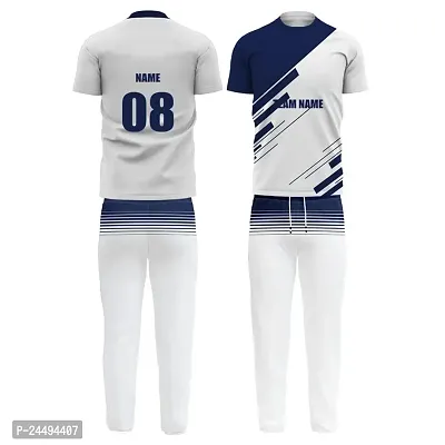 Cricket jersey with pant or trouser with name and number printed cricket jersey for men with name and logo printed cricket jersey for men full set colour 11 Cricket t shirt DOdr1008-C901204-C-WH-L