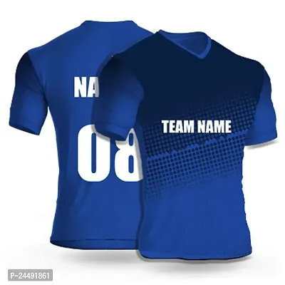 Daily Orders Cricket Sports Jersey for Men with Team Name, Name and Number Printed | Cricket t Shirts for Men Printed with Name | Cricket Jersey with My Name DOdr1009-C90121-C-WH-thumb0