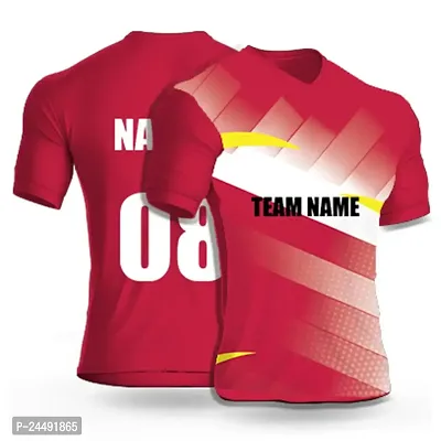 Daily Orders Cricket Sports Jersey for Men with Team Name, Name and Number Printed | Cricket t Shirts for Men Printed with Name | Cricket Jersey with My Name DOdr1009-C90162-C-WH