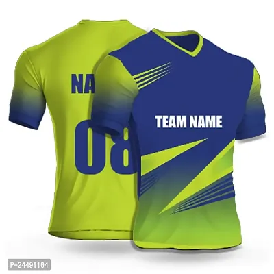 Daily Orders Cricket Sports Jersey for Men with Team Name, Name and Number Printed | Cricket t Shirts for Men Printed with Name | Cricket Jersey with My Name-thumb0