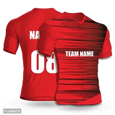 Daily Orders Cricket Sports Jersey for Men with Team Name, Name and Number Printed | Cricket t Shirts for Men Printed with Name | Cricket Jersey with My Name DOdr1008-C90111-C-WH