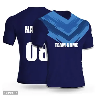 Daily Orders Cricket Sports Jersey for Men with Team Name, Name and Number Printed | Cricket t Shirts for Men Printed with Name | Cricket Jersey with My Name DOdr1008-C90104-C-WH