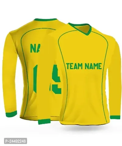 cricket jersey for men full sleeves with name team name number | soccer jersey full sleeve | soccer jersey customize for men boys | football jersey for men full sleeves DOdr1008-C901171-C-WH