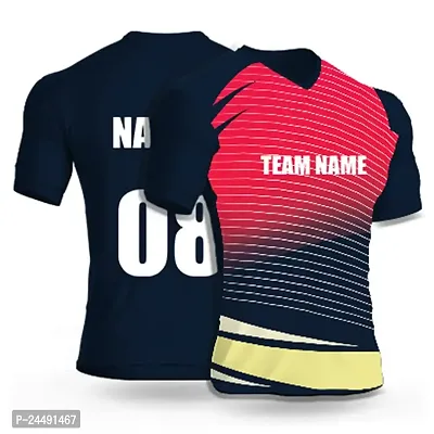 Daily Orders Cricket Sports Jersey for Men with Team Name, Name and Number Printed | Cricket t Shirts for Men Printed with Name | Cricket Jersey with My Name-thumb0