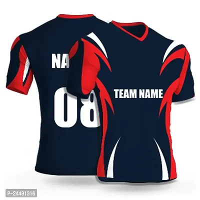 Daily Orders Cricket Sports Jersey for Men with Team Name, Name and Number Printed | Cricket t Shirts for Men Printed with Name | Cricket Jersey with My Name DOdr1009-C90172-C-WH