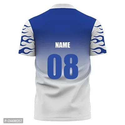 Daily Orders Cricket Sports Jersey for Men with Team Name, Name and Number Printed | Cricket t Shirts for Men Printed with Name | Cricket Jersey with My Name DOdr1008-C90123-C-WH-thumb3