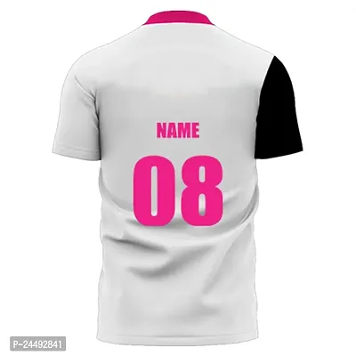 Daily Orders Cricket Sports Jersey for Men with Team Name, Name and Number Printed | Cricket t Shirts for Men Printed with Name | Cricket Jersey with My Name DOdr1009-C90114-C-WH-3XL Multicolour-thumb3