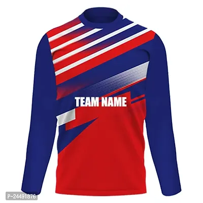 Daily Orders Cricket Sports Jersey for Men with Team Name, Name and Number Printed Cricket t Shirts for Men Printed with Name Cricket Jersey for Men Full Sleeves with My Name Dodr1009-C100104-C-FS-thumb2