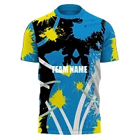 Daily Orders Cricket Sports jersey for men with team name, name and number printed | Cricket t shirts for men printed with name | Cricket jersey with my name Large SizeDOdr1008-C90136-C-WH-L-thumb1