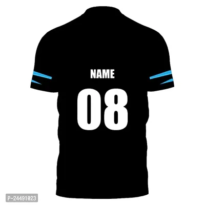 Daily Orders Cricket Sports Jersey for Men with Team Name, Name and Number Printed | Cricket t Shirts for Men Printed with Name | Cricket Jersey with My Name DOdr1008-C90103-C-WH-thumb3