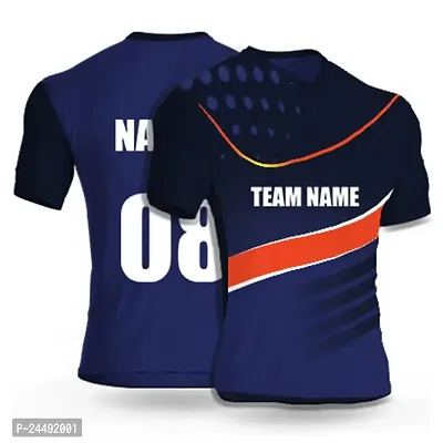 Daily Orders Cricket Sports Jersey for Men with Team Name, Name and Number Printed | Cricket t Shirts for Men Printed with Name | Cricket Jersey with My Name DOdr1009-C90152-C-WH