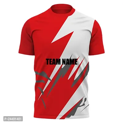 Daily Orders Cricket Sports Jersey for Men with Team Name, Name and Number Printed | Cricket t Shirts for Men Printed with Name | Cricket Jersey with My Name DOdr1009-C90132-C-WH-thumb2