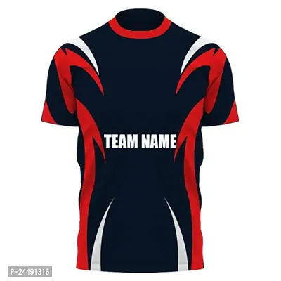 Daily Orders Cricket Sports Jersey for Men with Team Name, Name and Number Printed | Cricket t Shirts for Men Printed with Name | Cricket Jersey with My Name DOdr1009-C90172-C-WH-thumb2