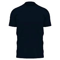 Daily Orders 100% Cotton Men t Shirt | Round Neck t Shirts for Men Stylish | Round Neck Shirts for Men Black(DO-Plain-Cotton-RN-Black)-thumb1